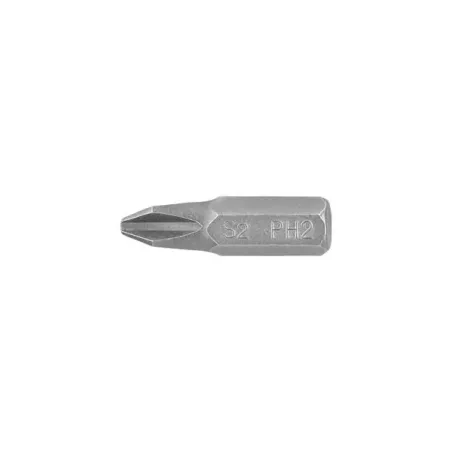 Puntas Phillips #2 x25mm PH2 estuches con 15 piezas, Truper 100193