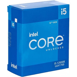 Procesador Intel Core i5-12600K 3.70 / 4.90GHz, 20MB Caché L3, LGA1700, 125W, 10nm
