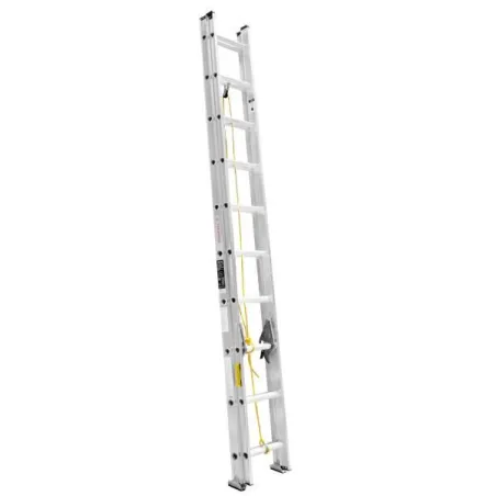 Escalera 20 Peldaños Telescopicas 150kg TipoIII P11kg Max5.8m, Truper 16027