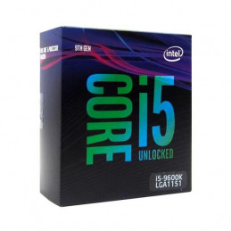 Procesador Intel Core i5-9600K, 3.70 GHz, 9 MB Caché L3, LGA1151, 95W, 14nm