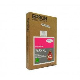 Cartucho de Tinta Color Epson T748XXL, Magenta, Alto Rendimiento, para Epson WorkForce Pro.