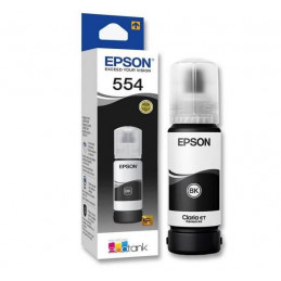 Botella de Tinta Epson T554120 Negro L8160 L8180