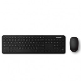Kit de Teclado + Mouse Microsoft Bluetooth Desktop Black for business, en español, Negro