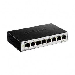 Switch D-Link DGS-1100-08, 8 puertos RJ-45 LAN 10/100/1000Mbp, IGMP