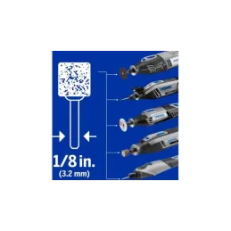 Micro kit de accesorios giratorios Versa 735-01 vidrio y piedra, Dremel 26150735AA Dremel-Micro kit de accesorios giratorios Ver