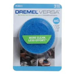Disco de Fibras Antiarañazos Versa PC363-3, 2.5" 3Piezas Power Cleaner, Dremel 2615P363AA Dremel-Disco de Fibras Antiarañazos Ve