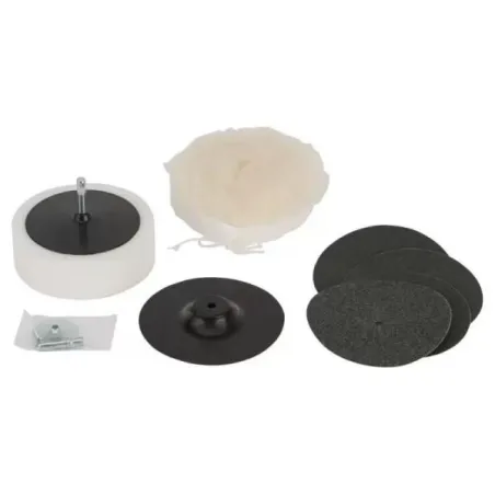  Kit de 8pz para pulido (Plato de goma esponja caperuza disco de lija x5), Bosch 0603004101 120.338983 Kit de 8pz para pulido (P