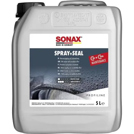 Sellador de Pintura Spray & Seal 5L Profiline, uso en Mojado, Sonax 243.500