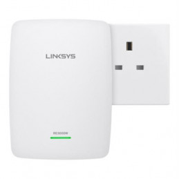 Extensor de alcance Wireless Inalambrico N300 2.4GHz Wi-Fi, Linksys RE3000W