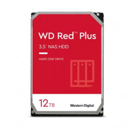 Disco duro Western Digital Red Plus, 12 TB, SATA 6.0 Gb/s, 256MB Cache, 7200 RPM, 3.5