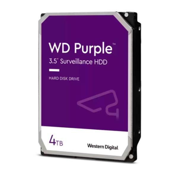 Disco duro Western Digital WD Purple 4TB, SATA 6.0 Gb/s, 256MB Cache, 5400 rpm, 3.5