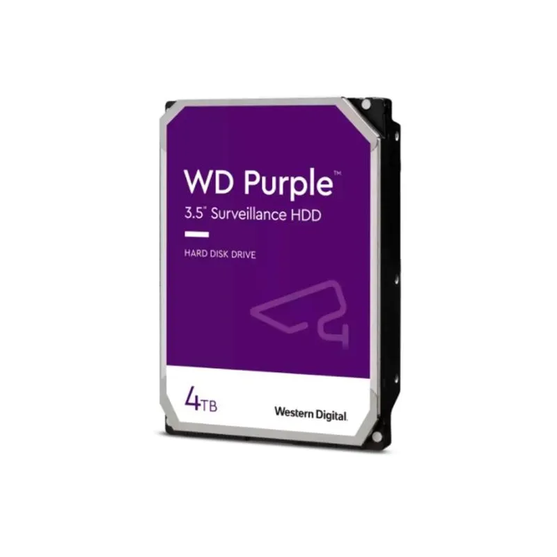 Disco duro Western Digital WD Purple 4TB, SATA 6.0 Gb/s, 256MB Cache, 5400 rpm, 3.5