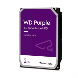Disco duro Western Digital WD Purple 2TB, SATA 6.0 Gb/s, 256MB Cache, 5400 rpm, 3.5