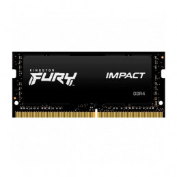 Memoria SODIMM Kingston Fury Impact, 8GB, DDR4, 3200 MHz, PC4-25600, CL20, 1.2V