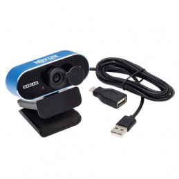 Cámara Web USB Tripp-Lite con Micrófono para Laptops y PCs de Escritorio, HD 1080p