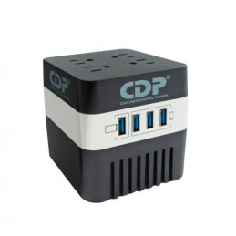 Regulador de voltaje CDP RU-AVR604I, 600VA/300W, 170-270 VAC.