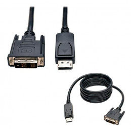 Cable de video Tripp-Lite P581-006, DisplayPort a DVI-D, 1080p, 1.83 mts
