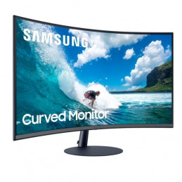 Monitor Samsung LC27T550FDLXPE 27" LED Curvo VA FHD 1920x1080, HDMI/VGA/DP/Audio in