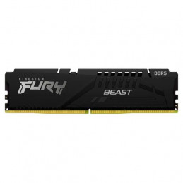 Memoria RAM Kingston Fury Beast Black DDR5 16GB, 5200MHz, Non-ECC, CL40, XMP