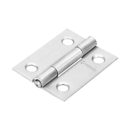 Bisagra rectangular Inoxidable 1 1/2" Cabeza media bola Incluye pernos, BR-154 43200 Hermex