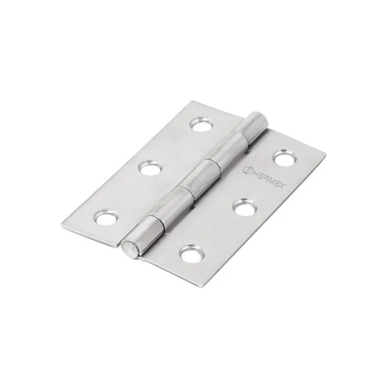 Bisagra rectangular Inoxidable 3" Cabeza media bola Incluye pernos, BR-304 43203 Hermex