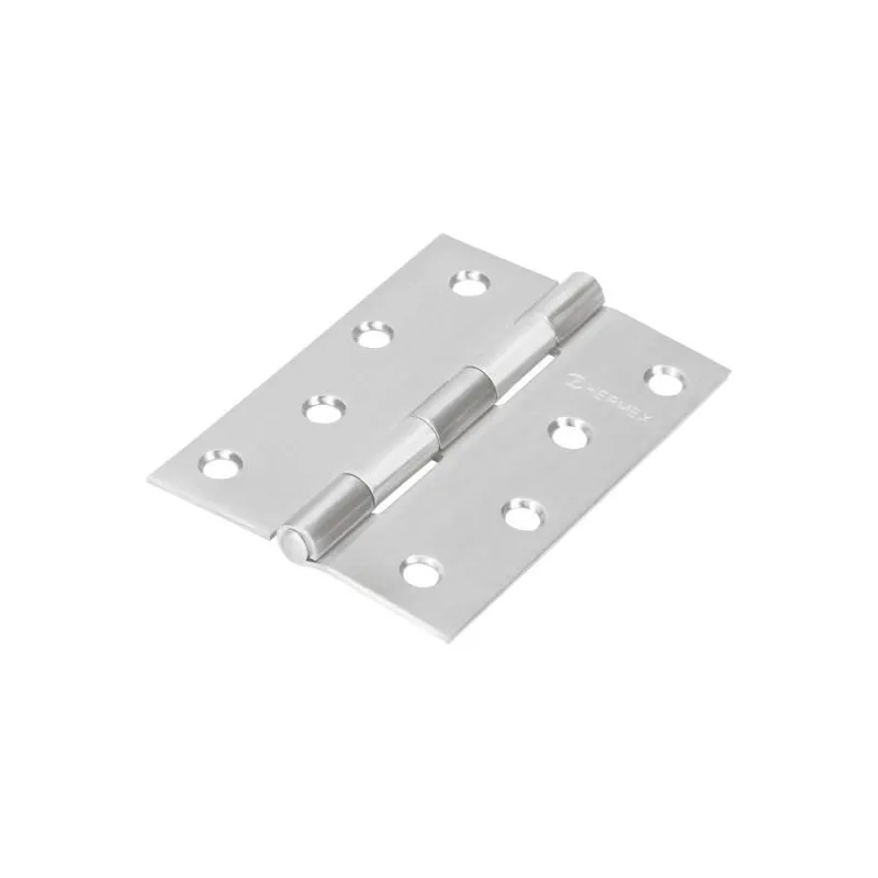 Bisagra rectangular Inoxidable 4" Cabeza media bola Incluye pernos, BR-404 43205 Hermex