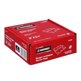 Bisagras Rectangular Inoxidable 4" x2-7/8" Acero Dorado CMbola 1.6mm Hermex 43205 Hermex-Bisagra rectangular Inoxidable 4" Cabez