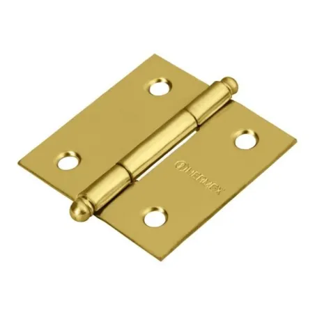  Bisagras cuadrada 2" Acero Dorado Capuchina CRedondo 1.5mm Hermex 43230 2.118644 Bisagra cuadrada de acero dorado 2" Cabeza red