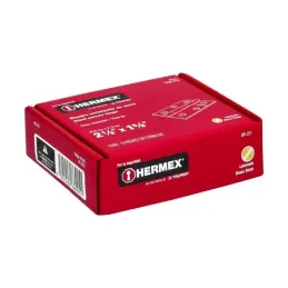 Bisagras Rectangular 2-1/2" x1-5/8" Acero Dorado CMbola 1.3mm Hermex 43195 Hermex-Bisagra rectangular de acero dorado 2 1/2" x 1