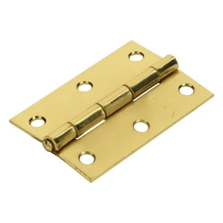  Bisagras Rectangular 3" x2" Acero Dorado CMbola 1.4mm Hermex 43196 1.694915 Bisagra rectangular de acero dorado 3" x 1 15/16" C