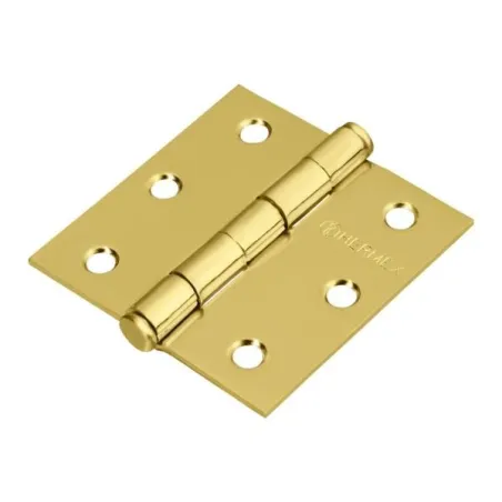  Bisagras cuadrada 2-1/2" Acero Dorado Capuchina Cplana 1.8mm Hermex 43236 2.457627 Bisagra cuadrada de acero dorado 2 1/2" Cabe