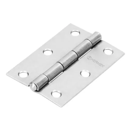  Bisagras Rectangular 3" x2" Acero Pulido CMbola 1.4mm Hermex 43189 1.271186 Bisagra rectangular de acero pulido 3" x 1 15/16" C