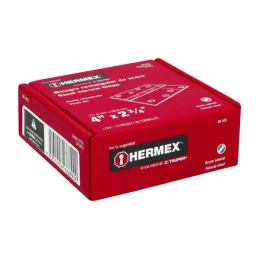 Bisagras Rectangular 4" x2-3/4" Acero Pulido CMbola 1.6mm Hermex 43191 Hermex-Bisagra rectangular de acero pulido 4" x 2 3/4" Ca
