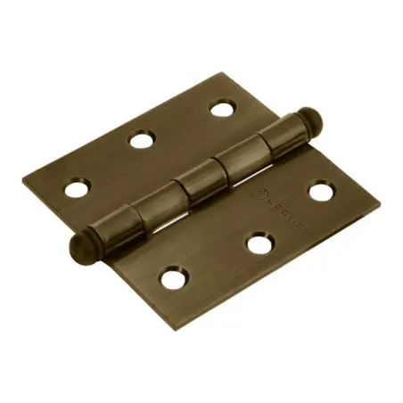  Bisagras cuadrada 2-1/2" Acero Antiguo Capuchina CRedonda 1.8mm Hermex 43245 2.457627 Bisagra Cuadrada 2 1/2" Capuchina Antiguo