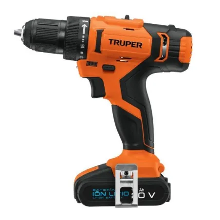  Taladro Inalambrico 1/2" 18V 1400RPM 18Nm Velocidad Reversible, TALI-18A2-2 11011 Truper 244.915254 Taladro Inalambrico 1/2" 18