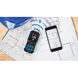 Medidor Laser de Distancia GLM 50-27 C Profesional 50M Lrojo IP65 Bluetooth Bosch 0601072T00 Bosch-Medidor Laser de Distancia GL