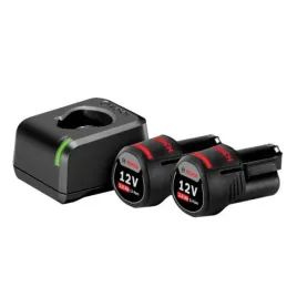 Kit 2 Baterias mas Cargador Bosch 12V 2.0Ah Bosch 1600A021KS Bosch-Kit 2 Baterías mas Cargador Bosch 12V 2.0Ah Bosch 1600A021KS 