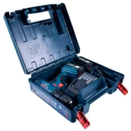 Taladro Percutor GSB 180 LI Profesional 18V 2Bat Brushed 23Accesorios Bosch 06019F83E1 Bosch-Taladro Percutor GSB 180 LI Profesi