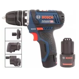 Taladro Atornillador GSR 12V-15 FC Profesional 12V Brushed Flexiclick 4En1 2Bat MP Bosch 06019F60E0 Bosch-Taladro Atornillador G