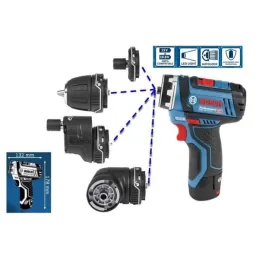 Taladro Atornillador GSR 12V-15 FC Profesional 12V Brushed Flexiclick 4En1 2Bat MP Bosch 06019F60E0 Bosch-Taladro Atornillador G