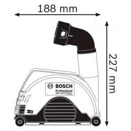 Sistema Aspiracion de polvo GDE 115/125 FC-T Profesional 115-125mm Bosch 1600A003DK