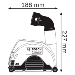 Sistema Aspiracion de polvo GDE 115/125 FC-T Profesional 115-125mm Bosch 1600A003DK Bosch-Sistema Aspiracion de polvo GDE 115/12