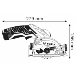 Sierra Circular GKS 12V-26 Profesional 12V Brushed Baretool SinBateriaCargador Bosch 06016A1001 Bosch-Sierra Circular GKS 12V-26