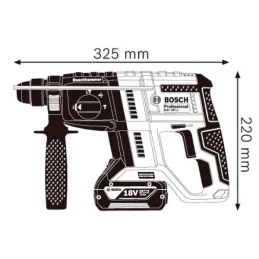 Rotomartillo GBH 180 LI Profesional 18V Brushless Baretool SinBateriaCargador CC Bosch 06119111E1 Bosch-Rotomartillo GBH 180 LI 