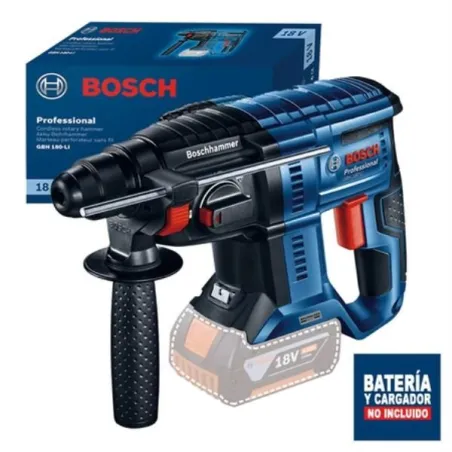 Rotomartillo GBH 180 LI Profesional 18V Brushless Baretool SinBateriaCargador CC Bosch 06119111E1 Bosch-Rotomartillo GBH 180 LI 