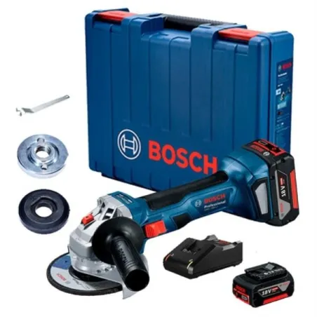 Amoladora Angular GWS 180-LI Profesional 18V Brushless 2Bat MP Bosch 06019H90E1 Bosch-Amoladora Angular GWS 180-LI Profesional 1