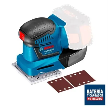 Lijadora Orbital GSS 18V-10 Profesional 18V Brushed SinBateriaCargador Bosch 06019D0200 Bosch-Lijadora Orbital GSS 18V-10 Profes