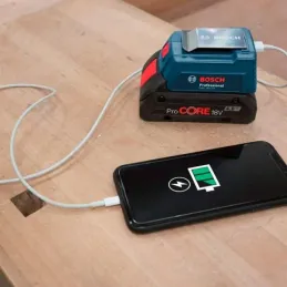 Cargador Portátil GAA 18V-24N USB para Dispositivos 5-12V Bosch 1600A00J61 Bosch-Cargador Portátil GAA 18V-24N USB para Disposit