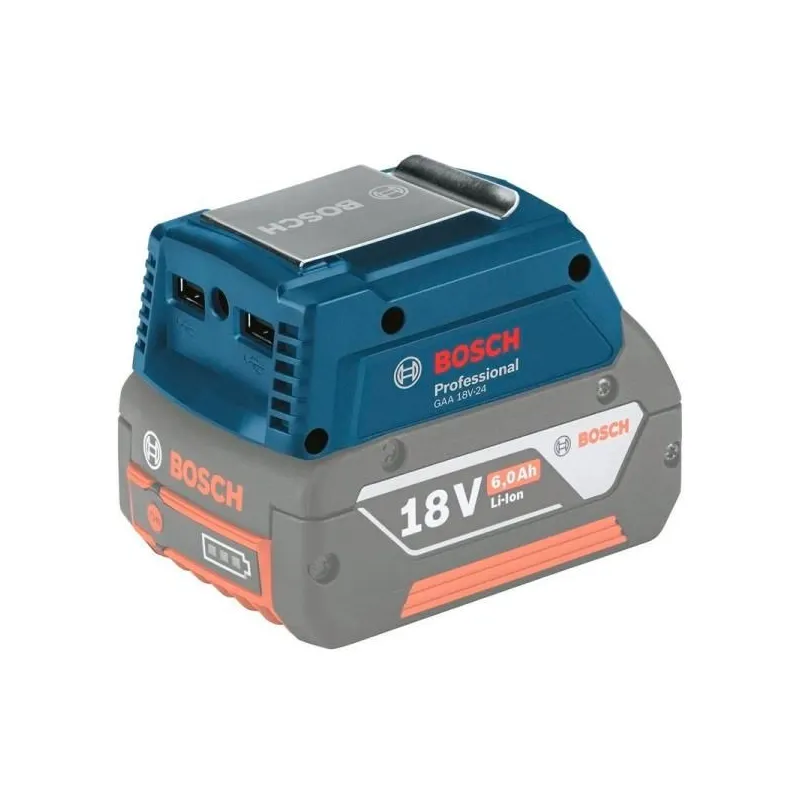 Cargador Portátil GAA 18V-24N USB para Dispositivos 5-12V Bosch 1600A00J61