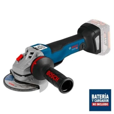  Amoladora Angular GWS 18V-10 PC Profesional 4 1/2" 18V Brushless Baretool SinBateriaCargador Bosch 06019G3E0A 808.474576 Amolad